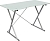 Стол компьютерный GD-05 [white (белый)],   металлокаркас  белый, столешница закаленное стекло